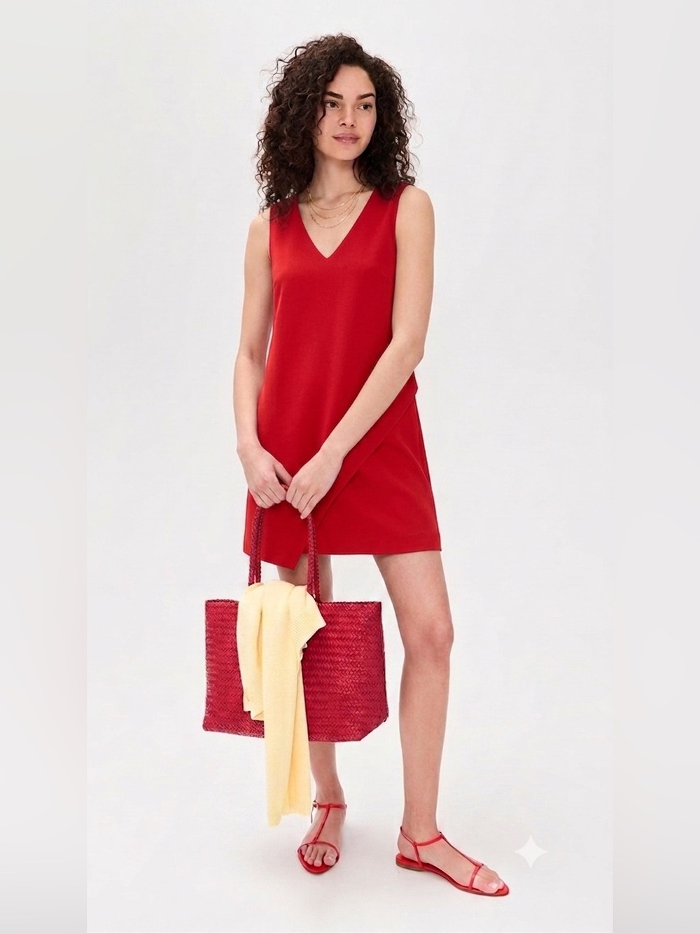 Diane von Furstenberg Jenn Red Mini Dress Size 2 NWOT
